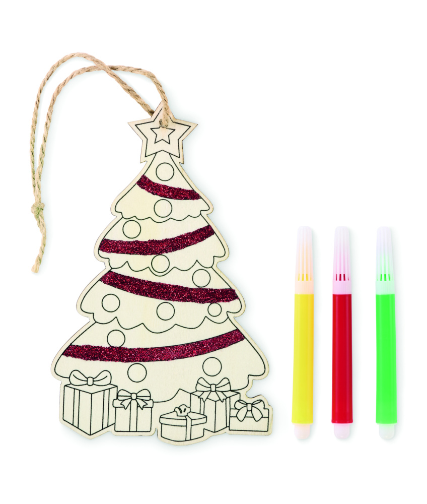 Logo trade advertising products picture of: Christmas tree ornament