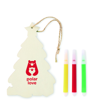 Logo trade promotional merchandise picture of: Christmas tree ornament