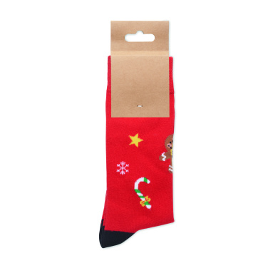Logotrade promotional merchandise image of: Pair of Christmas socks M