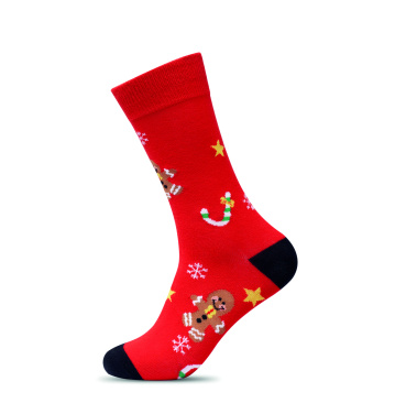 Logo trade advertising products picture of: Pair of Christmas socks M