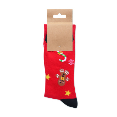 Logotrade promotional merchandise image of: Pair of Christmas socks M