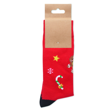 Logotrade promotional merchandise picture of: Pair of Christmas socks L