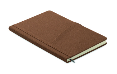 Logo trade promotional items picture of: A5 notebook PU front pocket