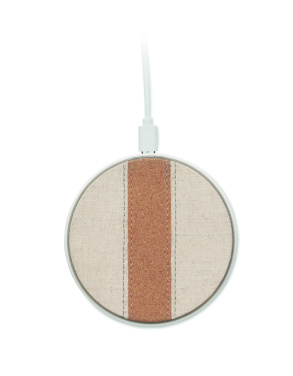 Logotrade business gifts photo of: Cork wireless charger 15W