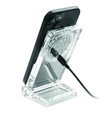 Logotrade promotional item picture of: Acrylic wireless charger 15W