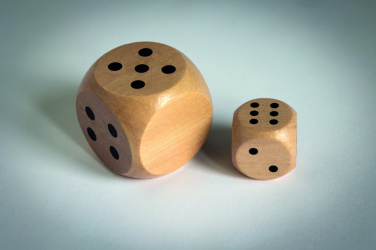 Logotrade promotional gifts photo of: Schima wooden dice 3cm dia