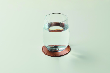 Logotrade business gifts photo of: Round coaster in PU