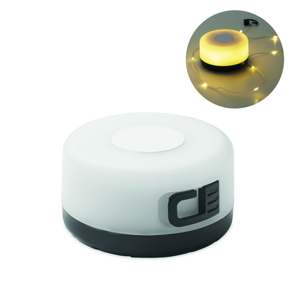 Logo trade promotional merchandise photo of: Retractable LED string light