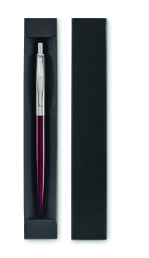 Logo trade corporate gifts image of: Push button pen in box