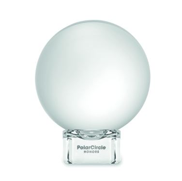 Logo trade promotional items picture of: Glass round award