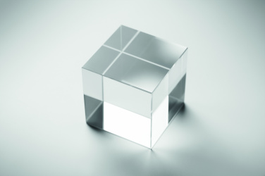 Logo trade corporate gifts image of: Glass cube award
