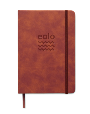 Logo trade promotional gifts picture of: A5 smokey PU notebook