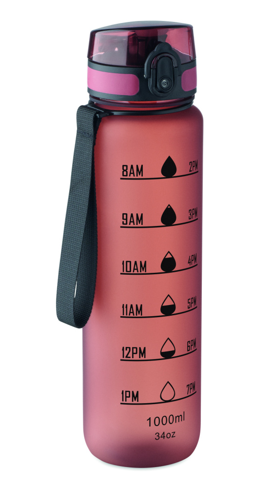 Logo trade promotional products picture of: Sports water bottle RPET 1L