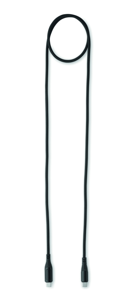 Logo trade business gifts image of: 100W charging cable type-C