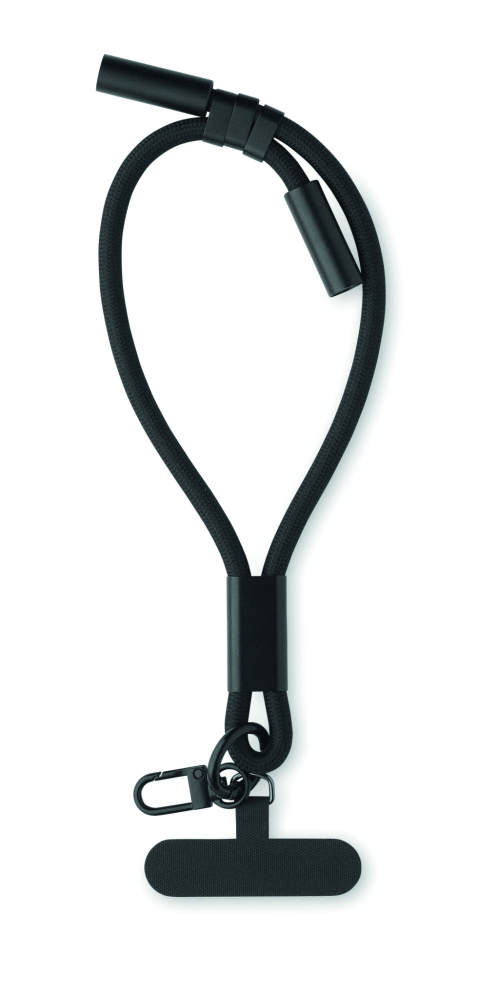 Logo trade business gift photo of: Charging phone wrist strap 60W