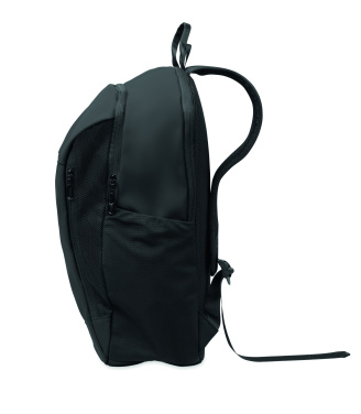 Logo trade promotional items image of: 15" soft PU laptop backpack