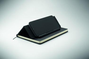 Logotrade business gift image of: A5 notebook with phone holder