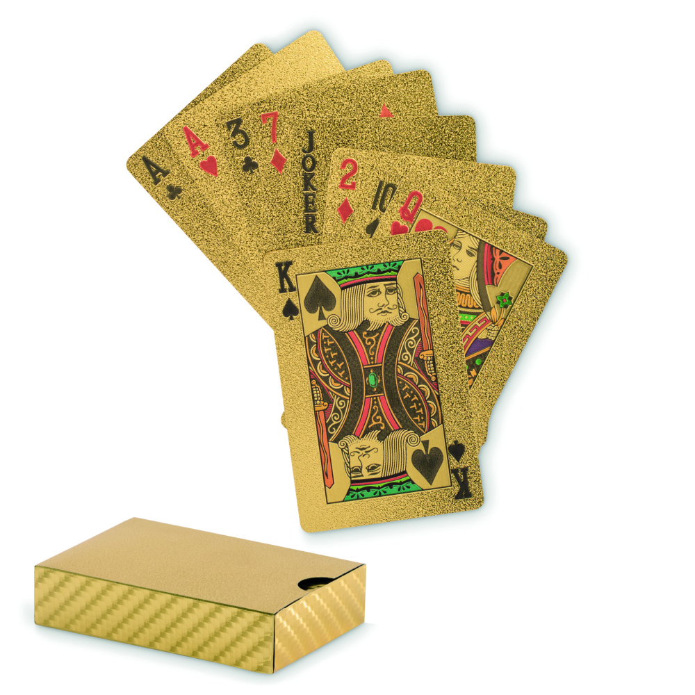 Logo trade promotional item photo of: Waterproof playing cards
