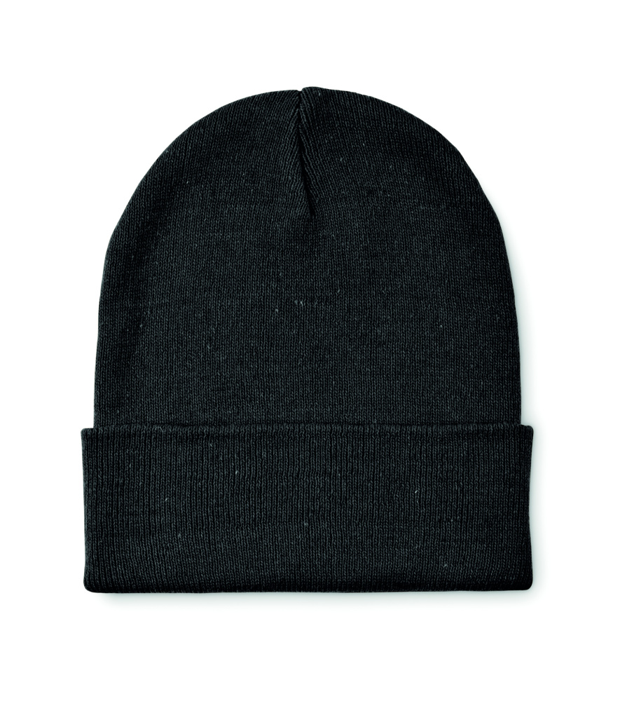 Logo trade promotional item photo of: Knitted beanie with cuff