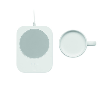 Logotrade business gift image of: Wireless charger mug warmer set