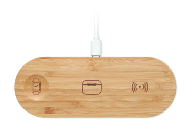 Logotrade promotional gift picture of: 3 in 1 15W wireless charger