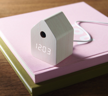 Logo trade promotional product photo of: MDF cuckoo alarm clock