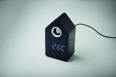 Logotrade advertising products photo of: MDF cuckoo alarm clock