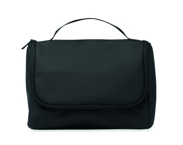 Logo trade promotional items image of: Cosmetic hanging bag in PU