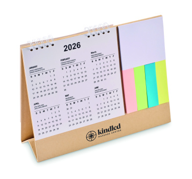 Logo trade promotional items picture of: Desk calendar with memo pad