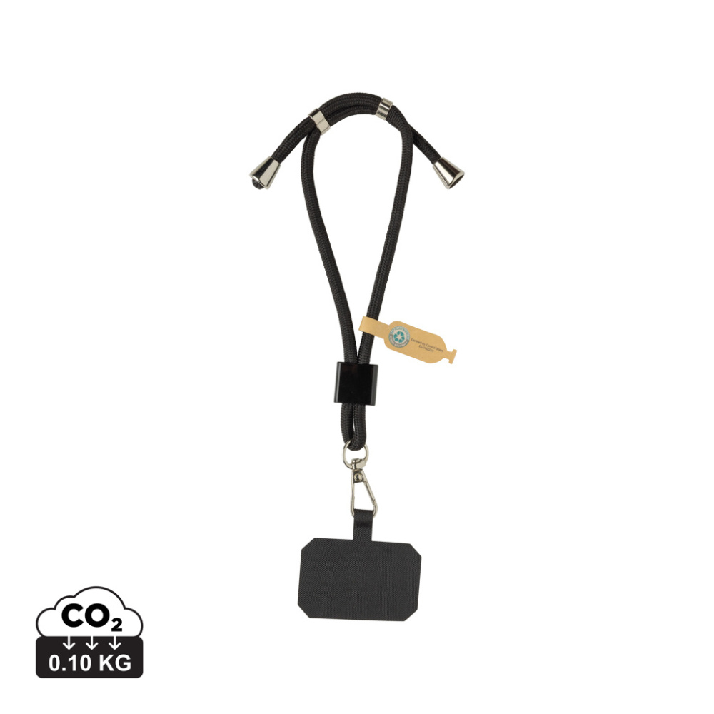 Logotrade promotional giveaway image of: CarryLoop RCS recycled PET adjustable phone holder wristlet