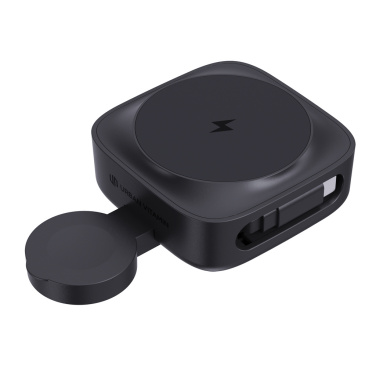 Logotrade promotional gift image of: Urban Vitamin Goleta 2-in-1 15W magnetic wireless charger