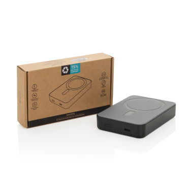 Logotrade promotional merchandise photo of: Amporia RCS recycled plastic 10.000mAh magnetic powerbank