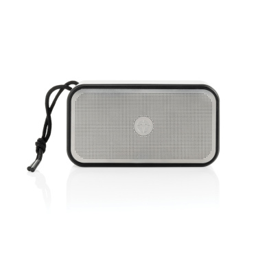 Logo trade promotional gifts picture of: Swiss Peak RCS recycled aluminium 10W bass speaker