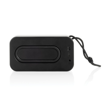 Logo trade advertising products picture of: Swiss Peak RCS recycled aluminium 10W bass speaker