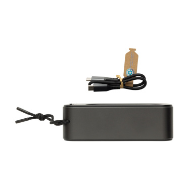 Logotrade advertising product image of: Swiss Peak RCS recycled aluminium 10W bass speaker