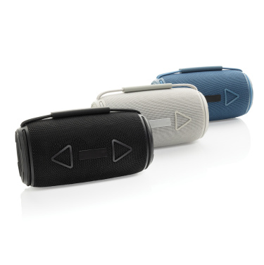 Logo trade promotional giveaways image of: Prisma RCS recycled plastic IPX 4 waterpoof 16W speaker