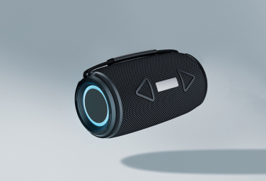 Logo trade promotional giveaways image of: Prisma RCS recycled plastic IPX 4 waterpoof 16W speaker