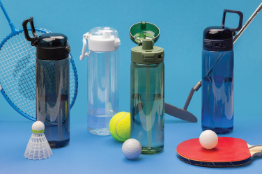 Logotrade promotional item image of: SipnLock RCS RPET Leakproof sports water bottle 800ML