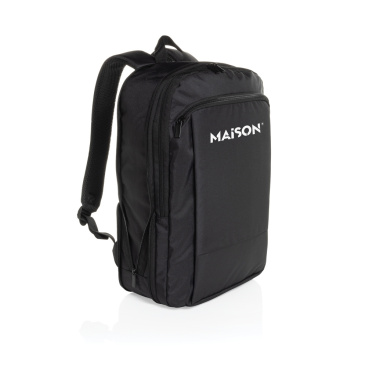 Logo trade advertising products image of: Flexpack Aware™ RPET Expandable Slim 15.6" Laptop Backpack