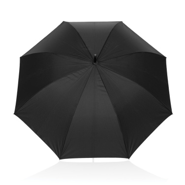 Logo trade promotional giveaways picture of: Swiss Peak Vero Aware™ RPET 25” umbrella w luxe handle