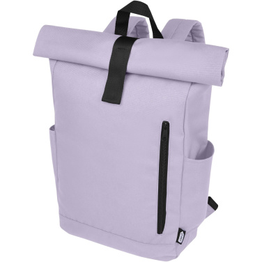 Logo trade business gift photo of: Byron 15.6" GRS RPET roll-top backpack 18L