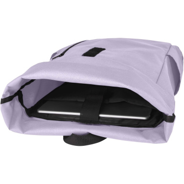 Logotrade promotional gifts photo of: Byron 15.6" GRS RPET roll-top backpack 18L