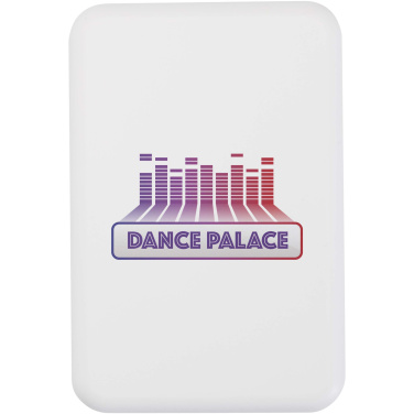 Logotrade promotional gift image of: Acrab 5000 mAh 15W magnetic wireless power bank with 20W PD - made from recycled plastic