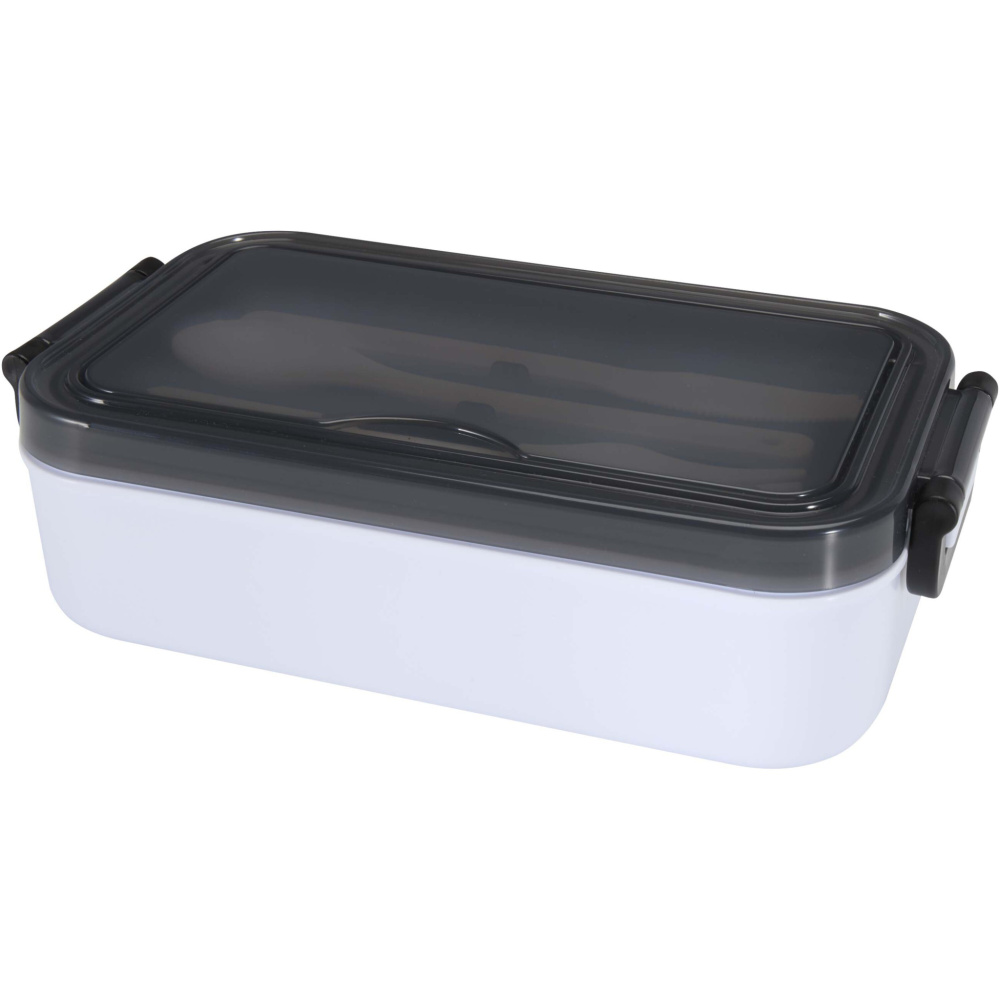 Logotrade advertising products photo of: Snappy lunch box and cutlery set