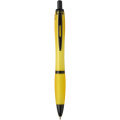 Nash recycled plastic ballpoint pen with black trims (black ink), Yellow