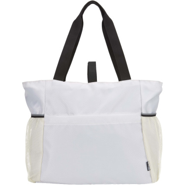 Logo trade corporate gifts picture of: Nomad GRS recycled yoga tote bag 18L