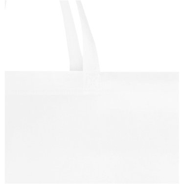 Logotrade corporate gift image of: EcoSeal GRS recycled nonwoven gusset tote bag 12L