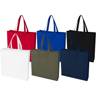 Logo trade promotional products image of: EcoSeal GRS recycled nonwoven gusset tote bag 12L