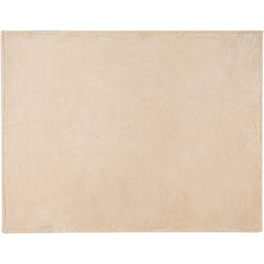 Logo trade promotional gifts image of: Ashen GRS recycled sherpa blanket