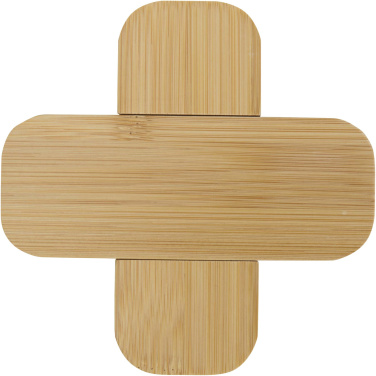 Logo trade promotional products picture of: Croc bamboo trivet - small